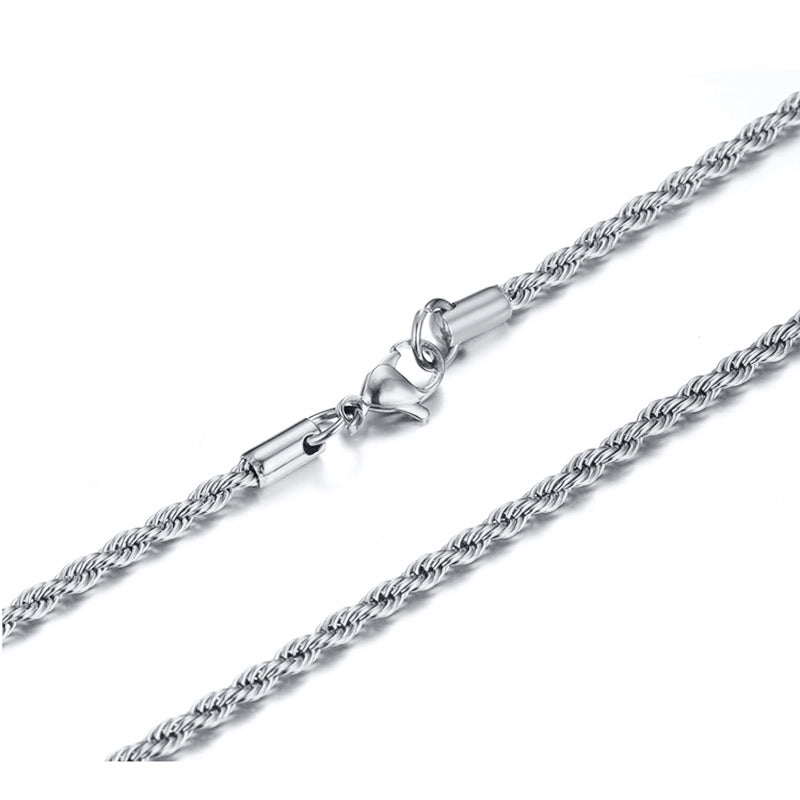 Twisted Rope Chain Necklace