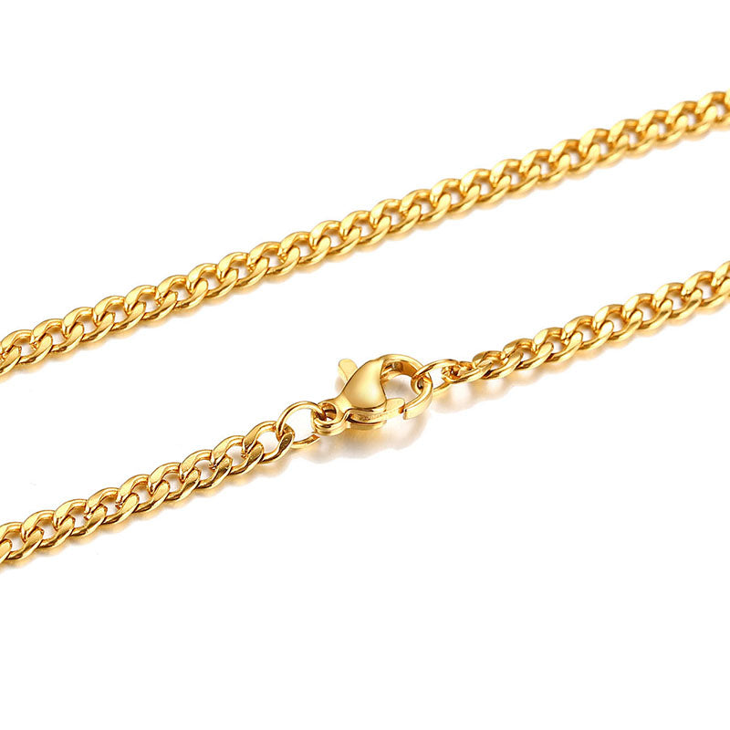Rounded Curb Chain Necklace