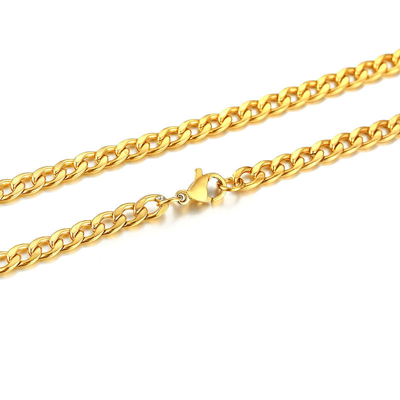 Rounded Curb Chain Necklace
