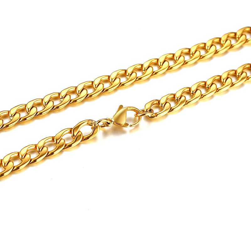 Rounded Curb Chain Necklace