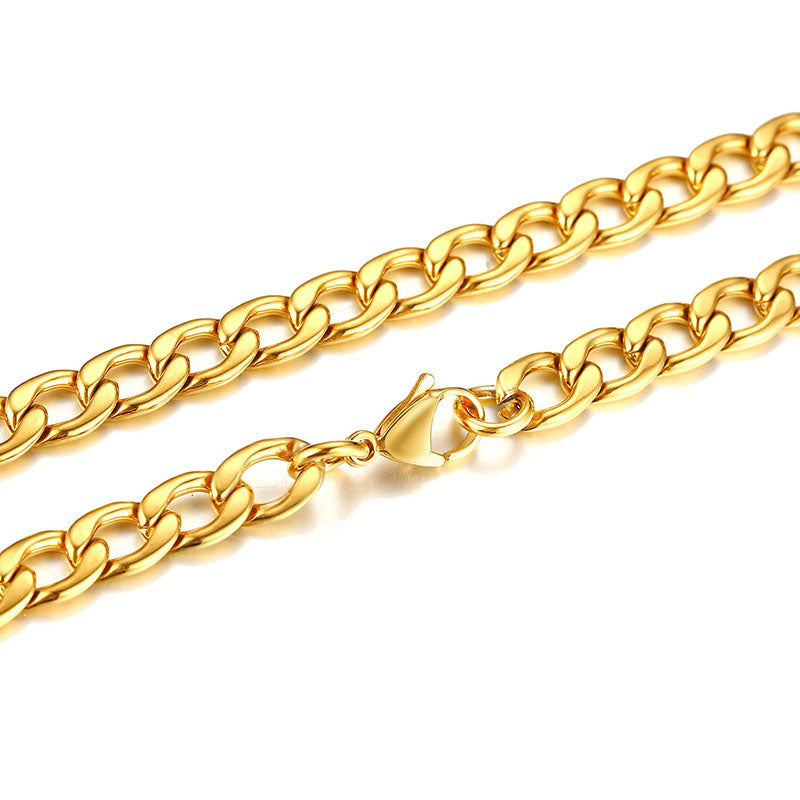 Rounded Curb Chain Necklace