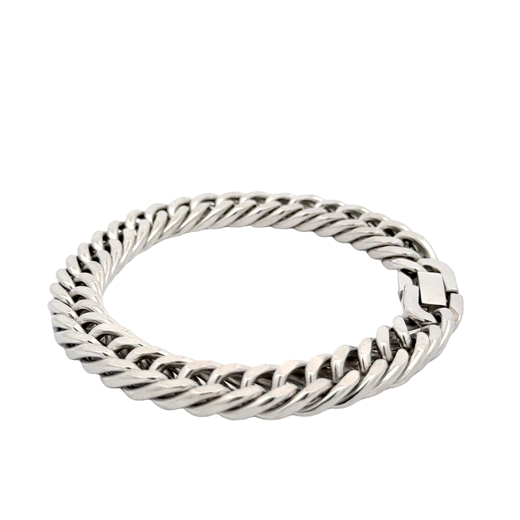 Compact Curb Chain Bracelet, 10mm
