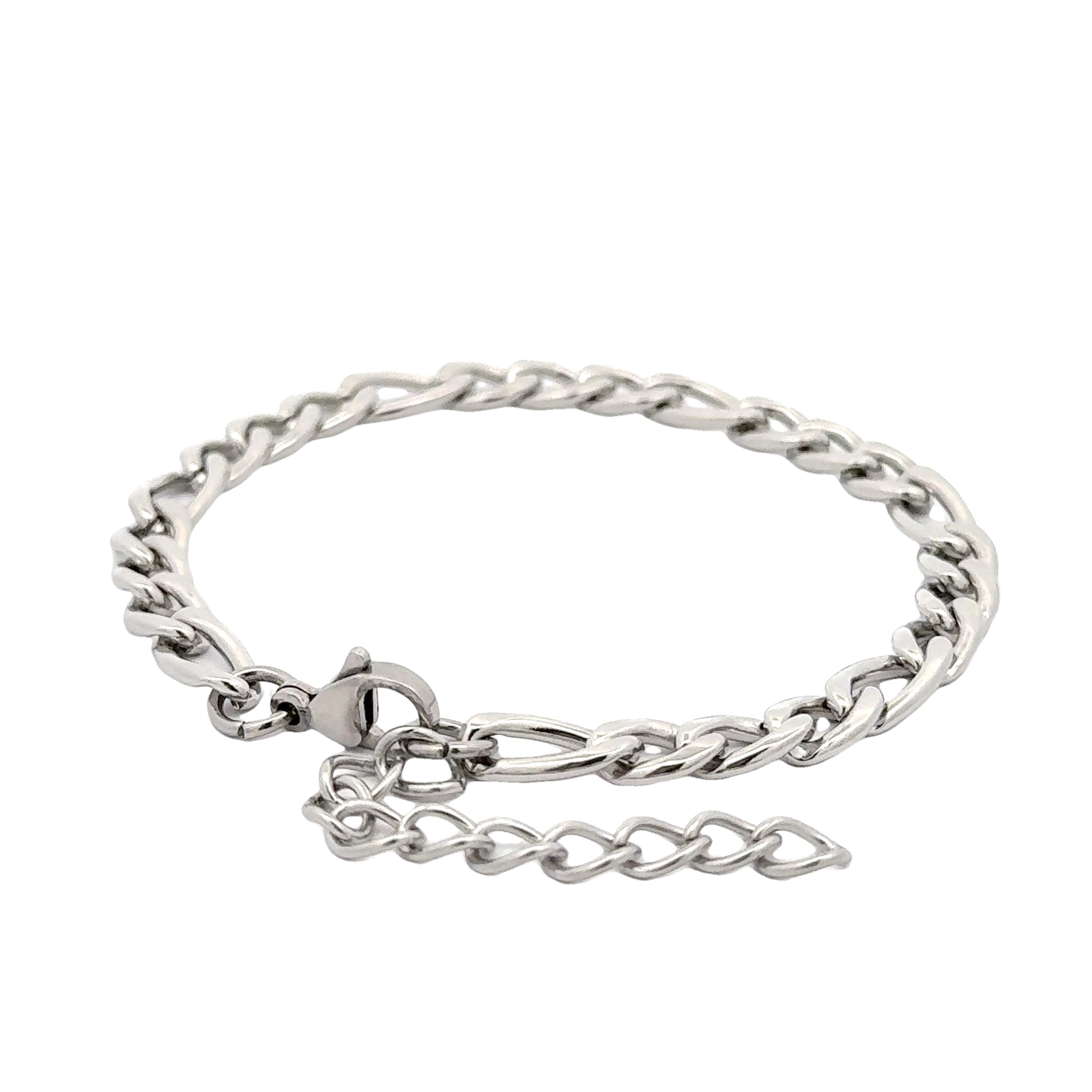 Figaro Chain Bracelet, 7mm