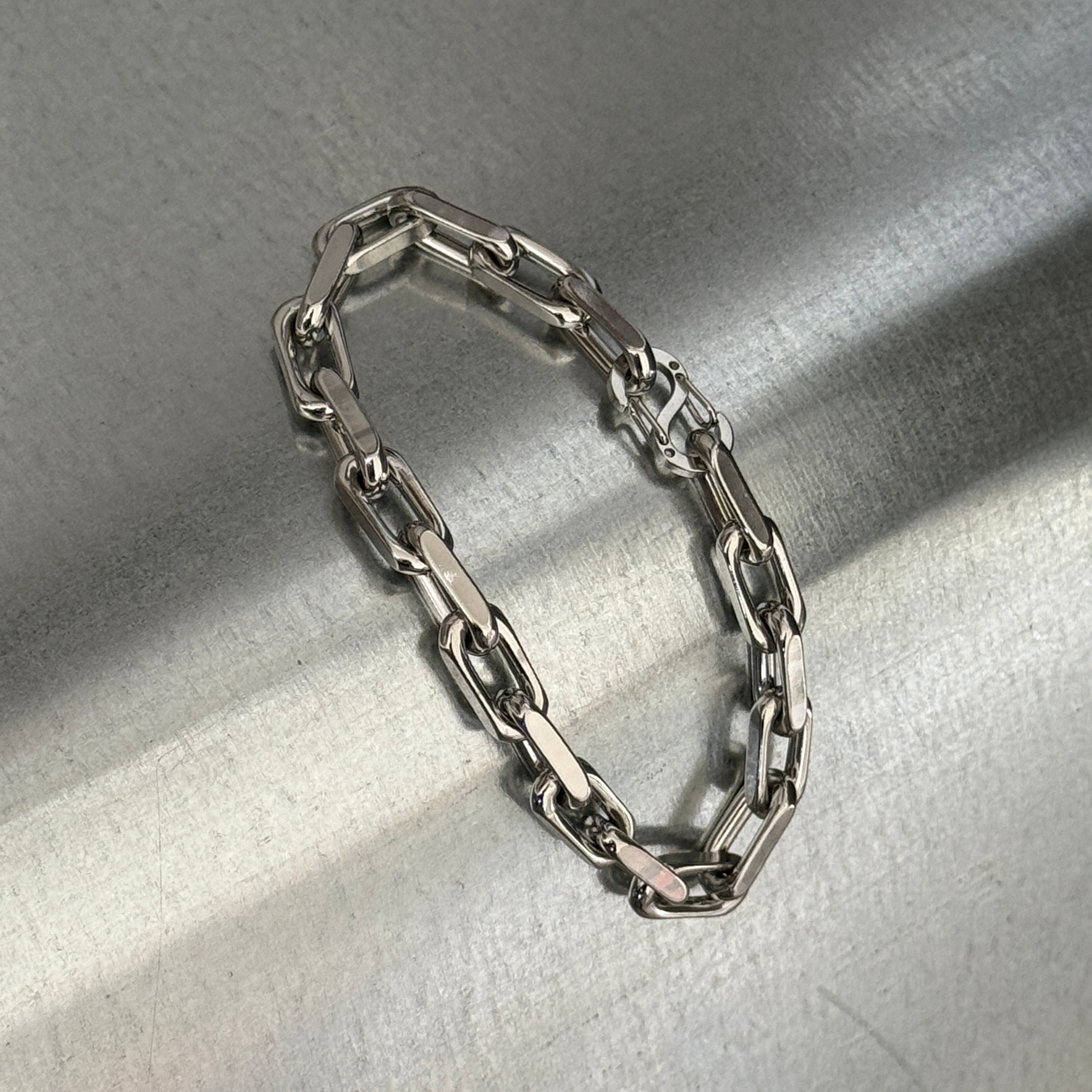 Oval Chain Link Bracelet, 7mm