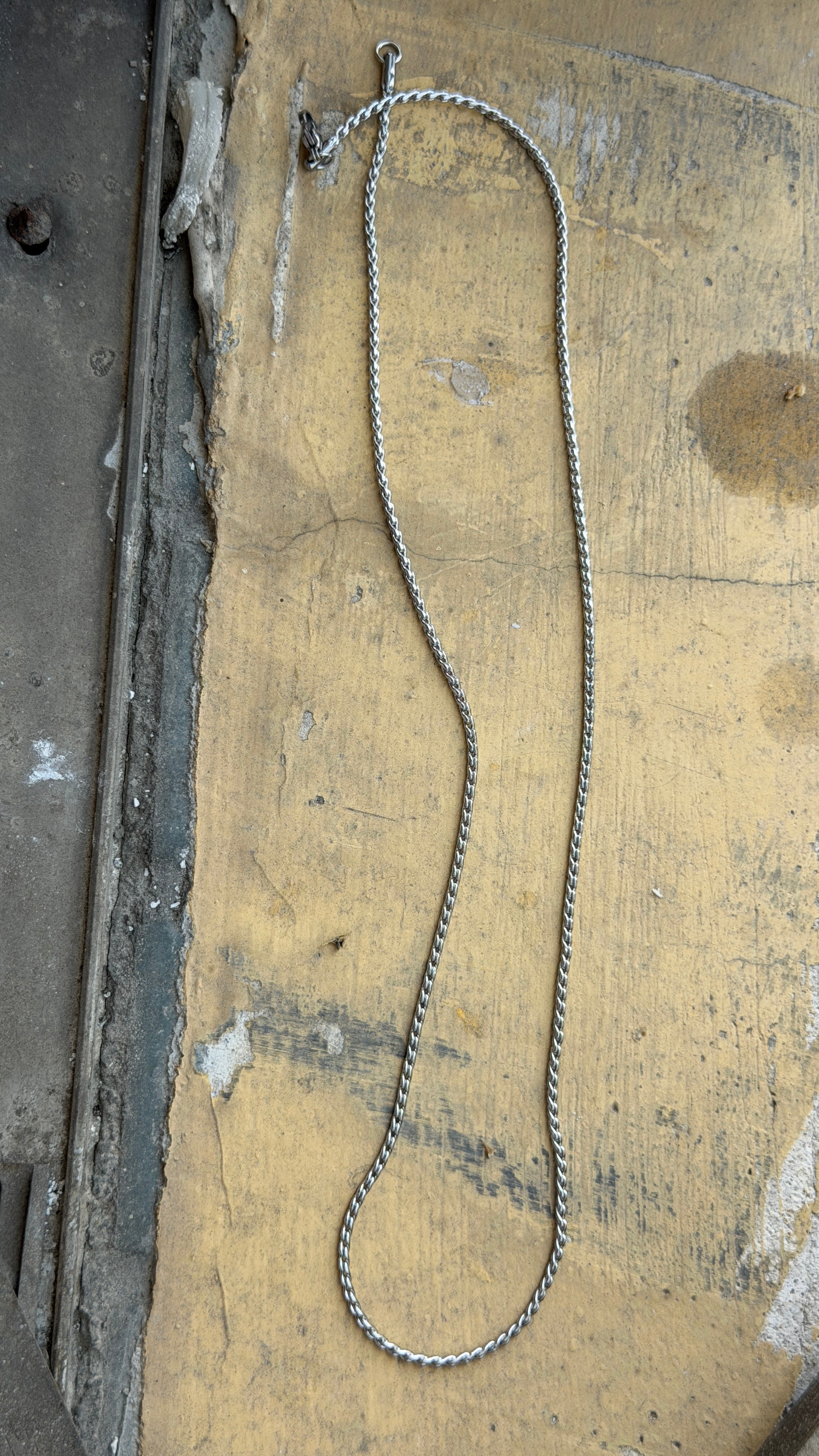 2mm Wheat Link Chain Necklace, 55cm