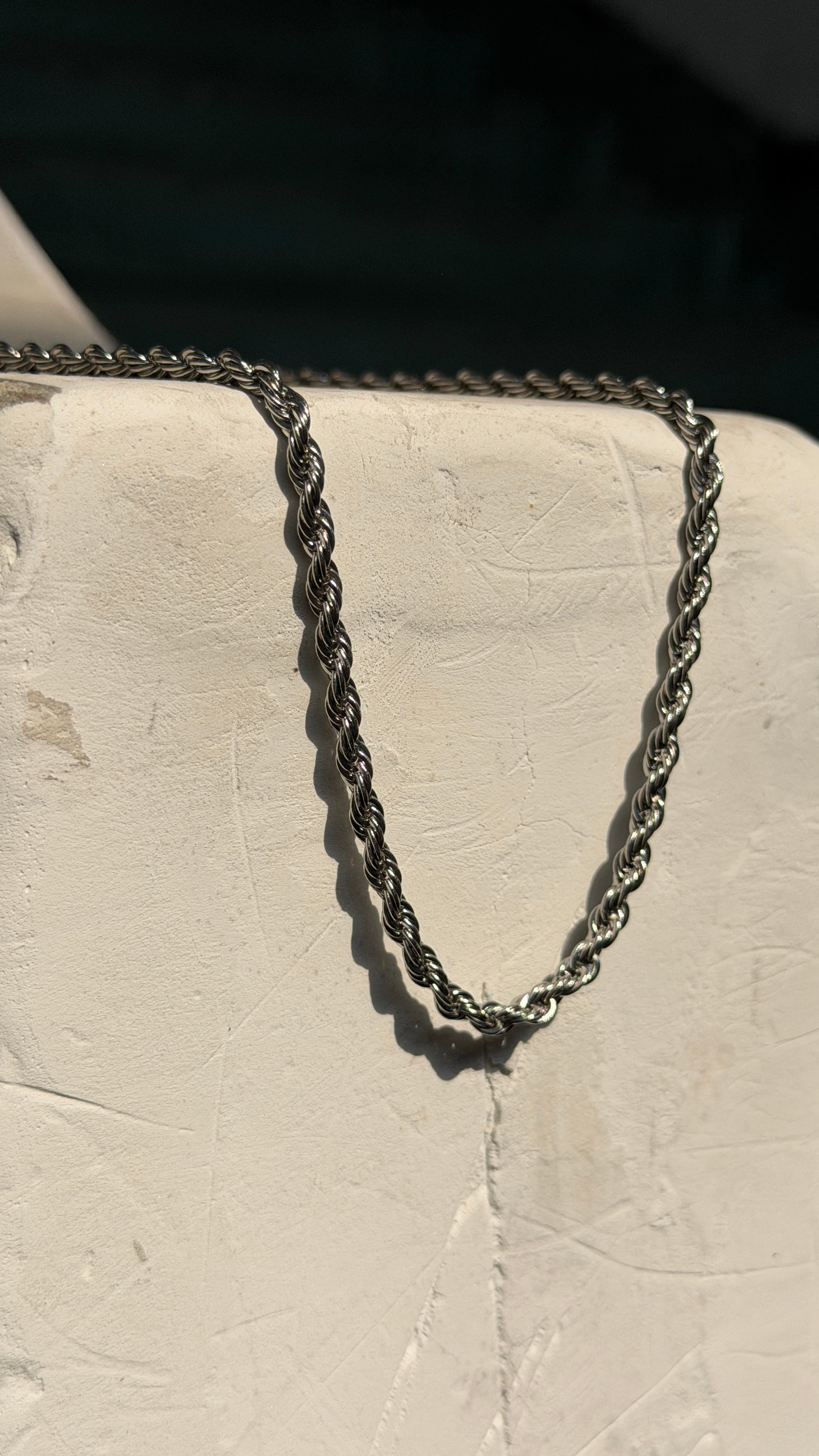 Twisted Rope Chain Necklace