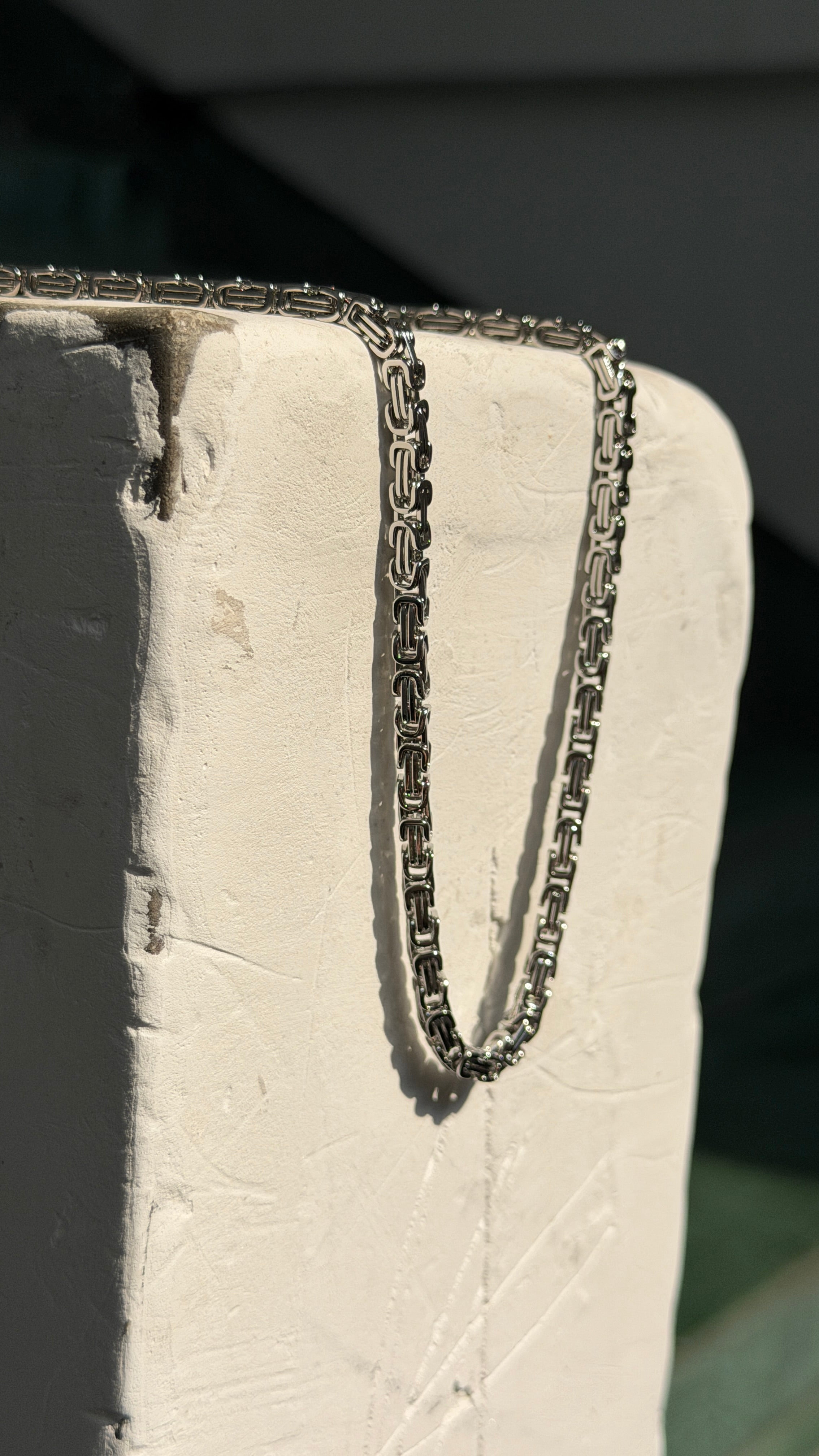 Byzantine Link Chain Necklace, 60cm