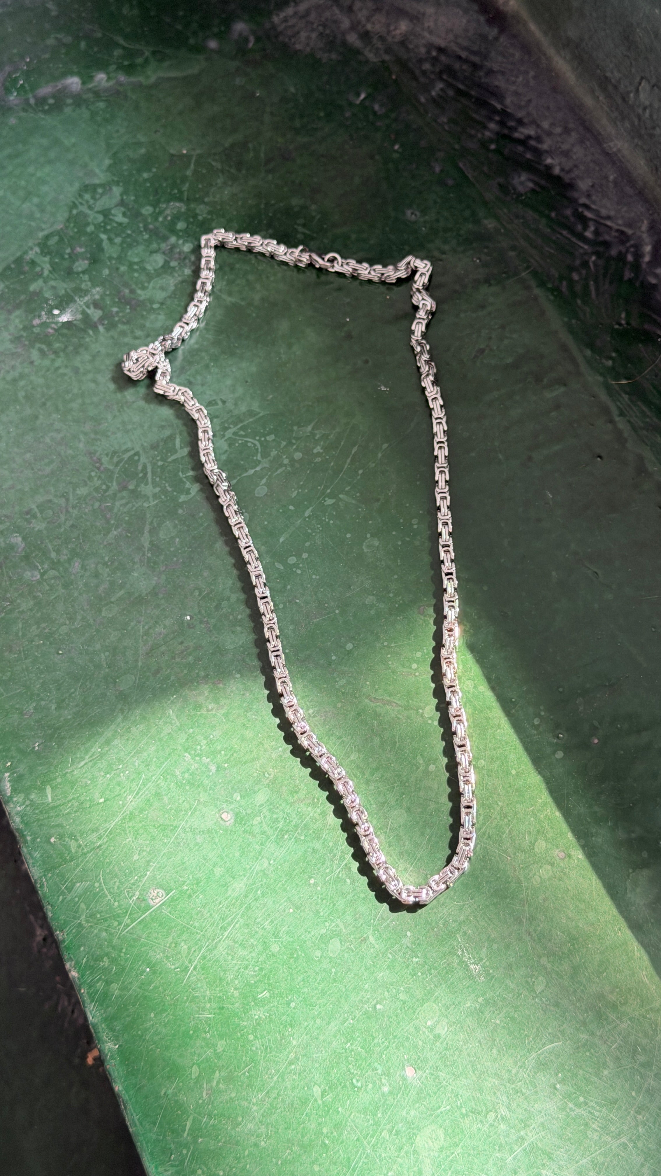 Byzantine Link Chain Necklace, 60cm