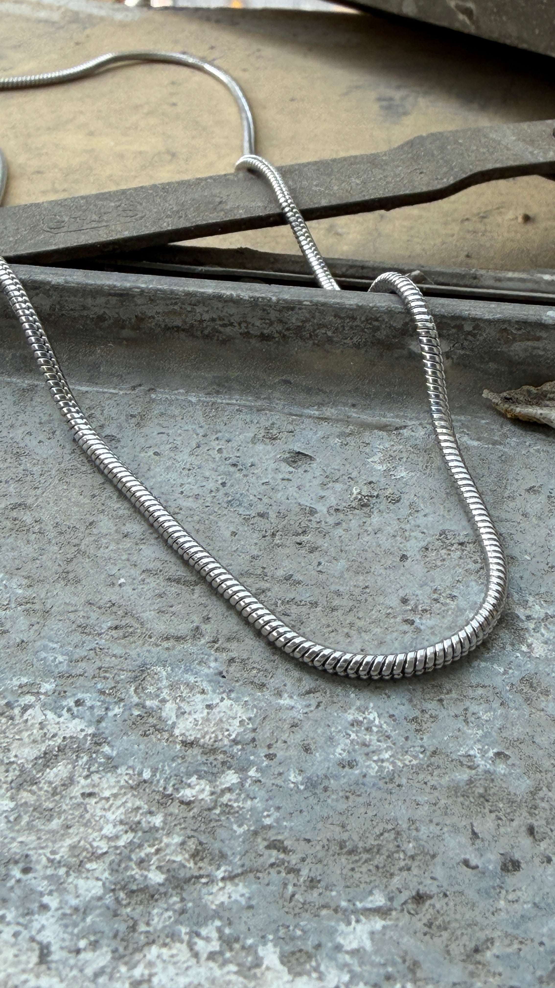 2mm Rounded Snake Chain Necklace
