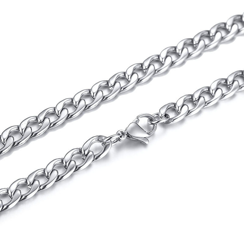 Rounded Curb Chain Necklace