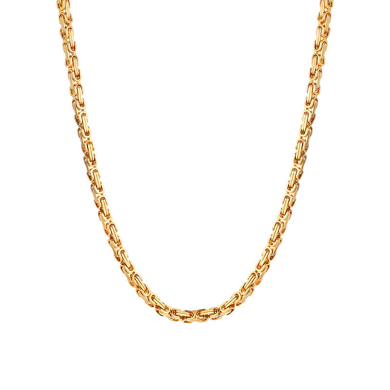 Byzantine Link Chain Necklace, 60cm