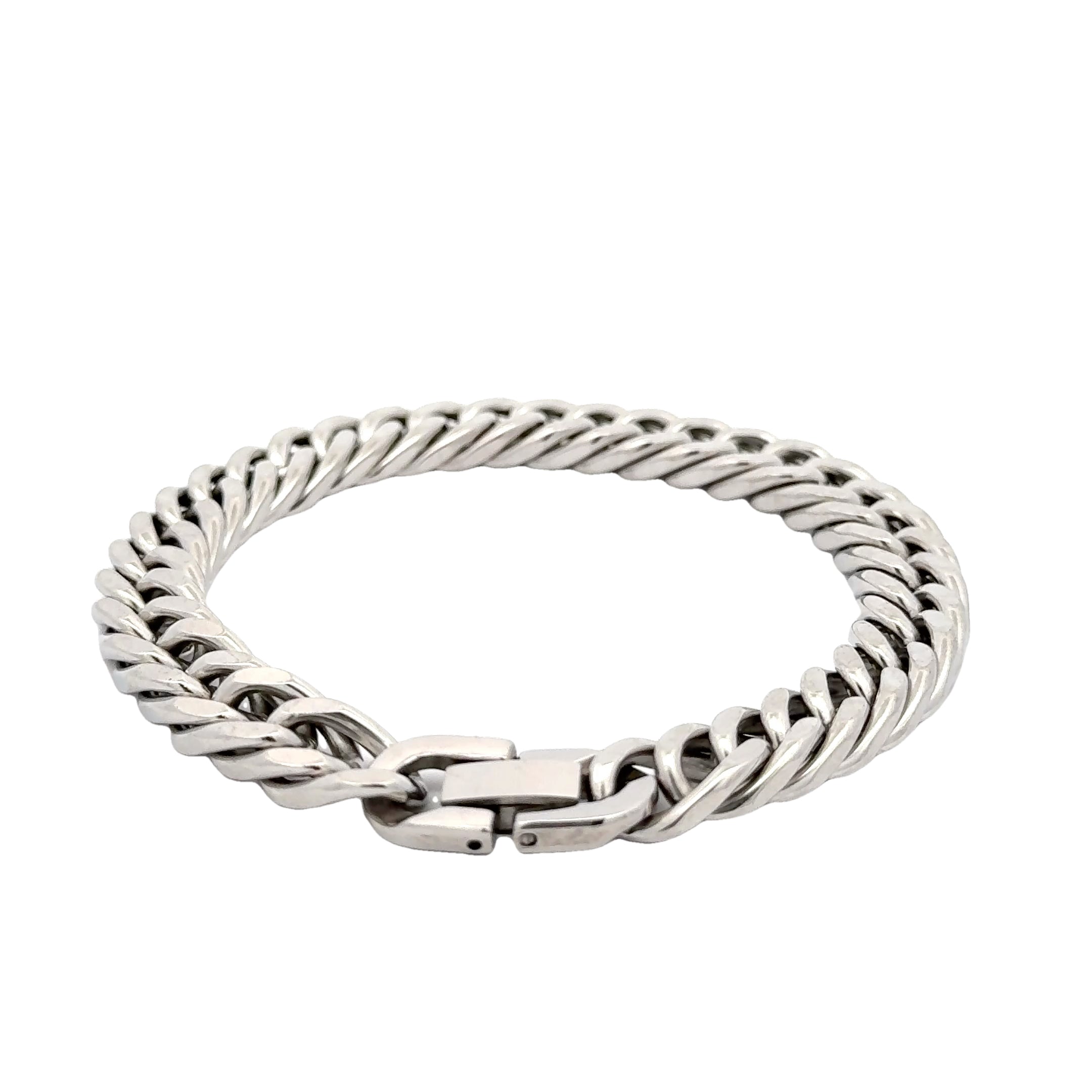 Compact Curb Chain Bracelet, 10mm