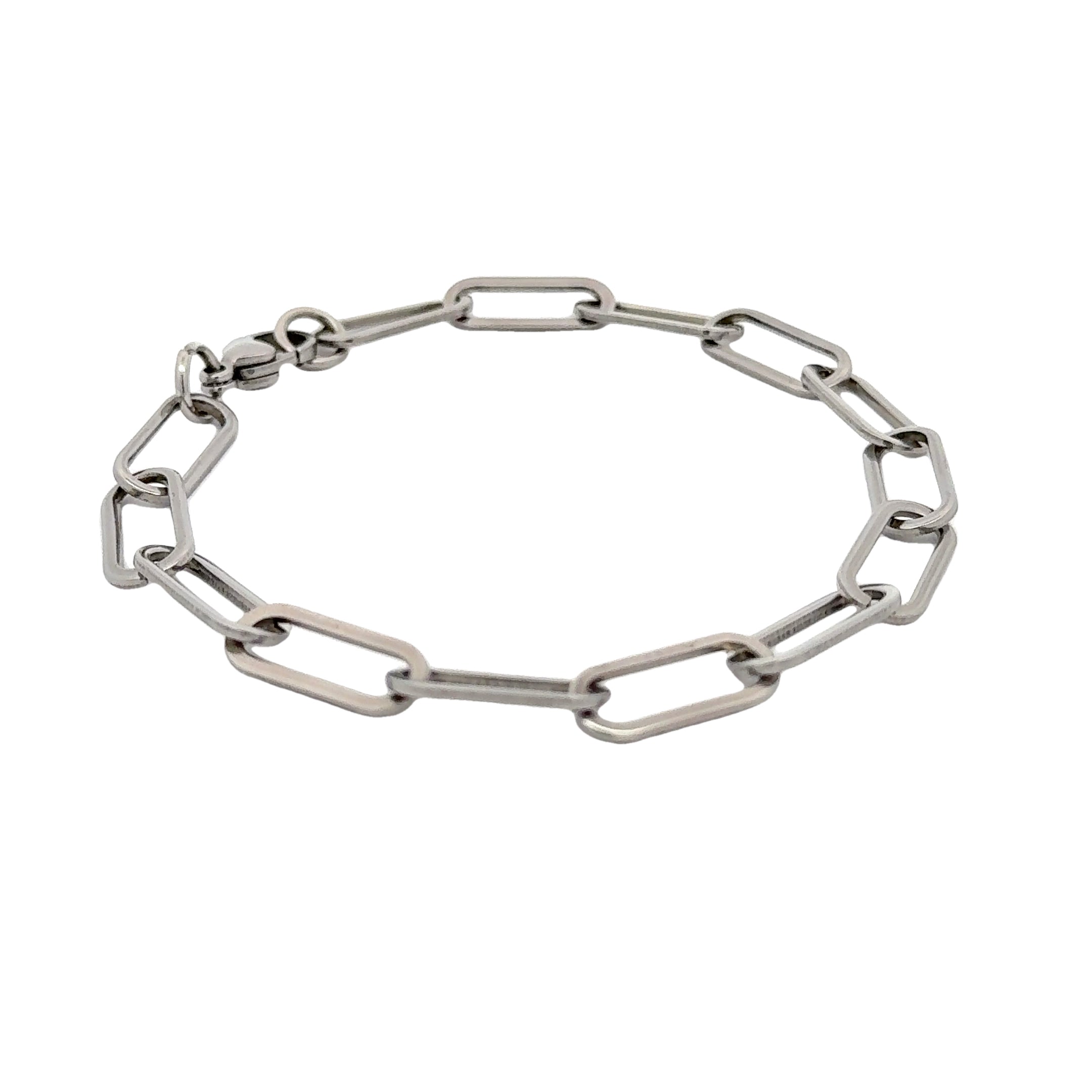Slim Clip Chain Bracelet – Stainless Steel Jewelry – Chain Supplyy