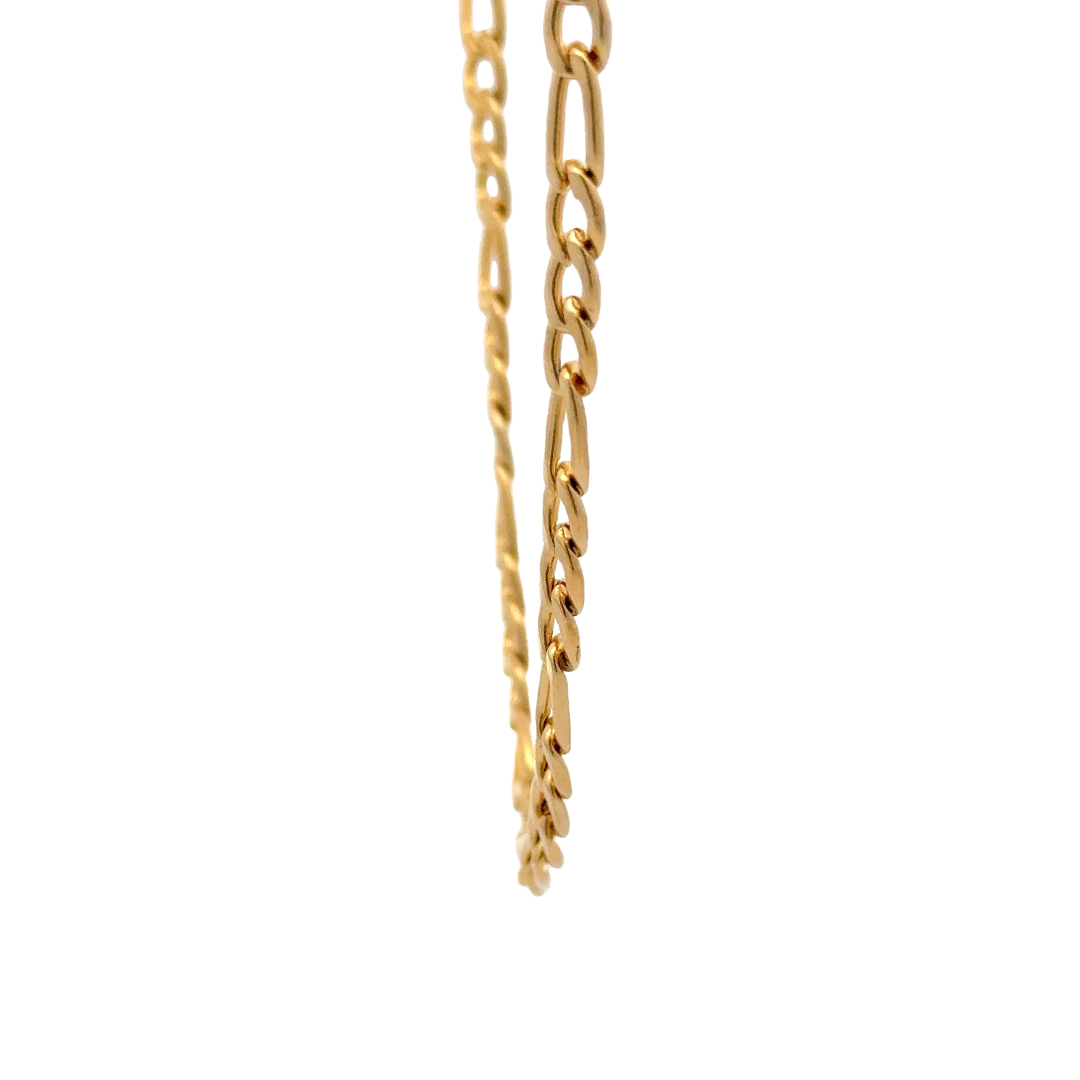 Gold Figaro Link Chain Necklace, 5mm