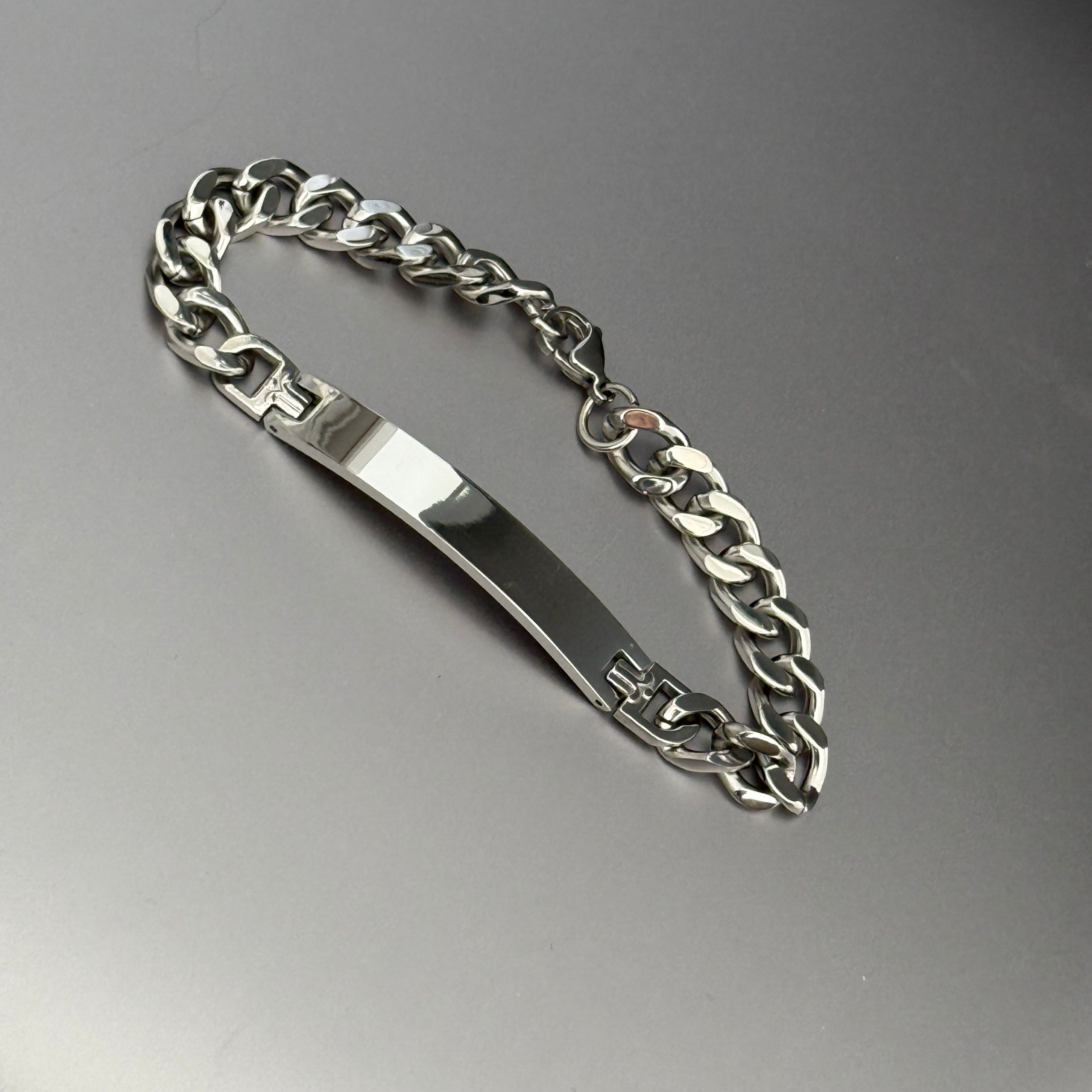 Name Tag Bracelet, Stainless Steel