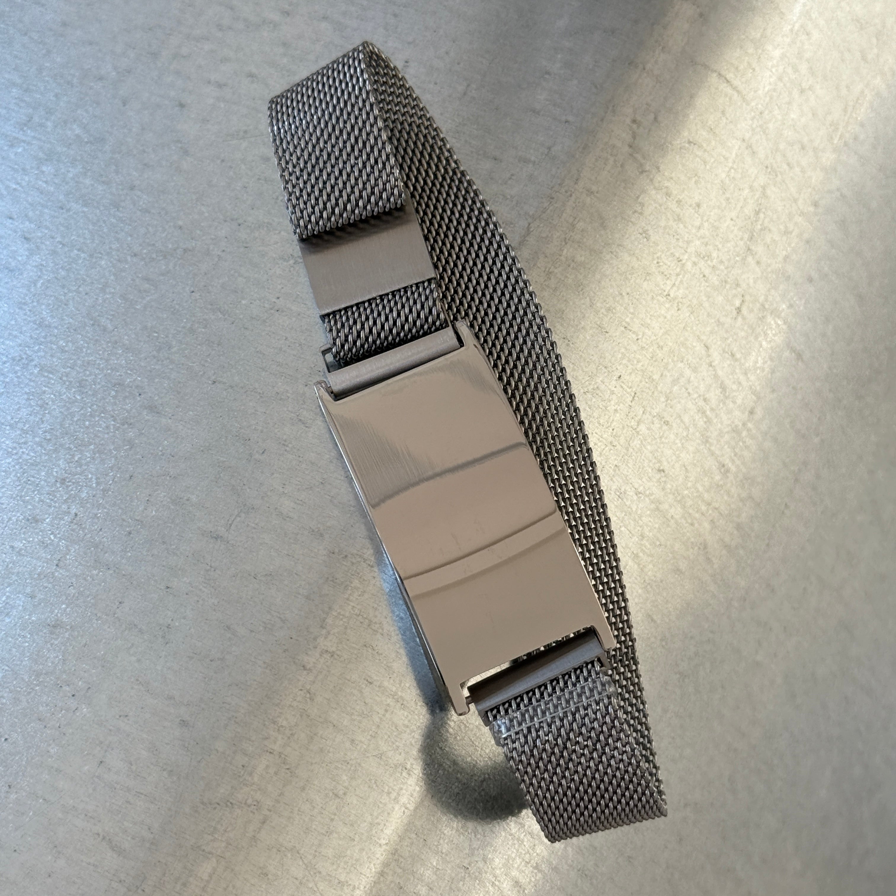 Name Tag Bracelet, Mesh Strap, 14mm