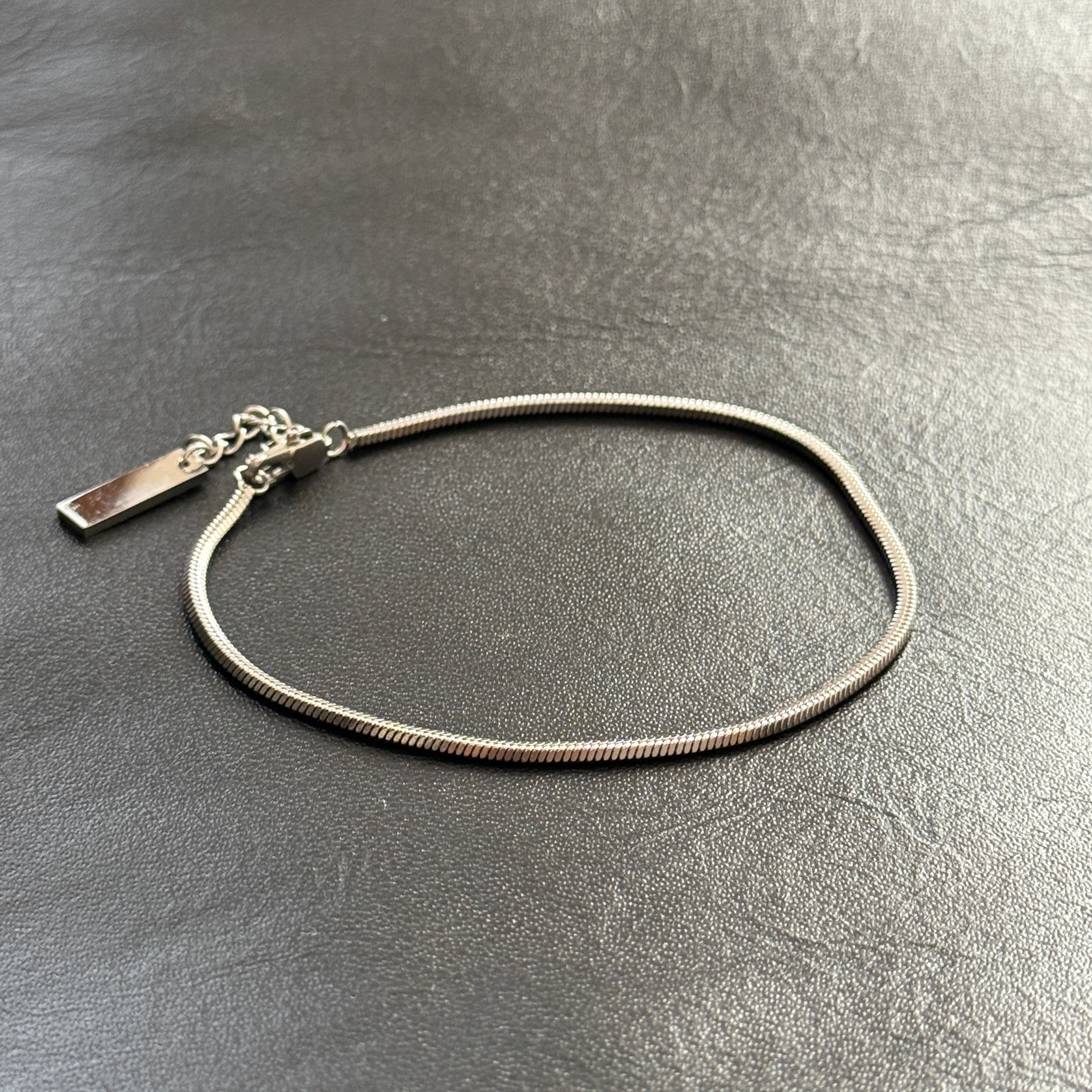 Slim Snake Chain Bracelet, 1.7mm