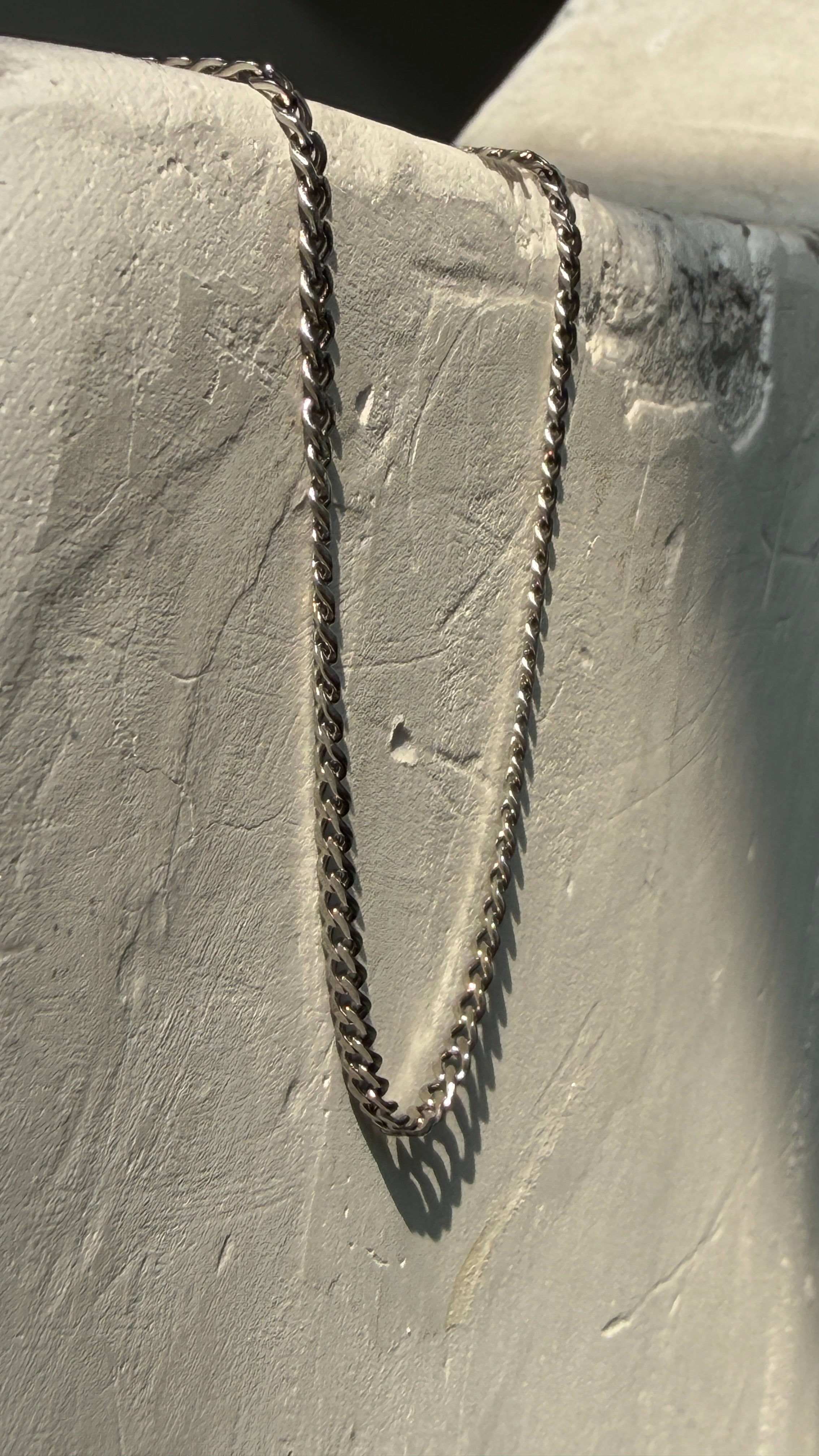 3mm Classic Curb Chain Necklace
