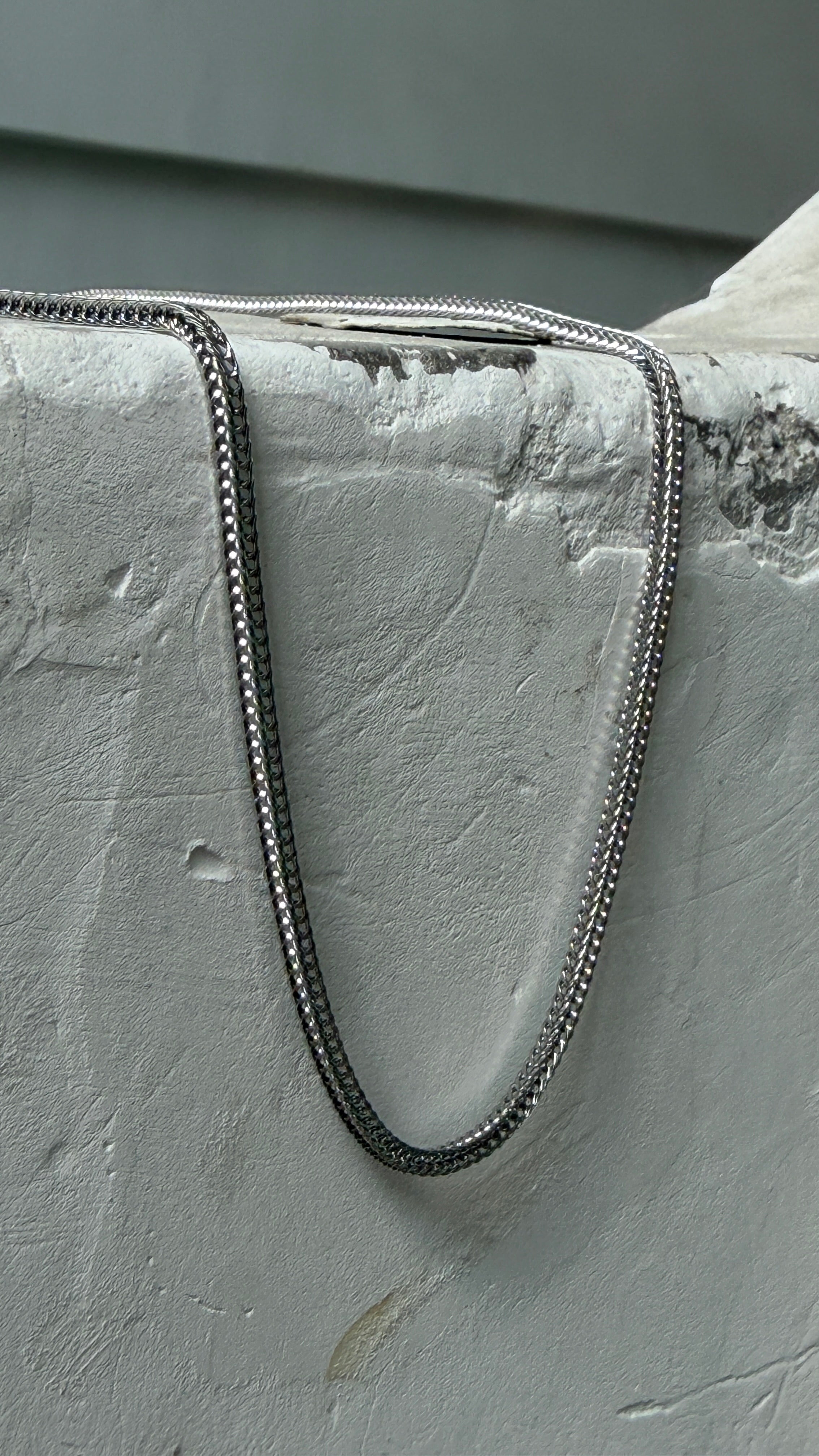 2.5mm Compact Franco Link Chain Necklace