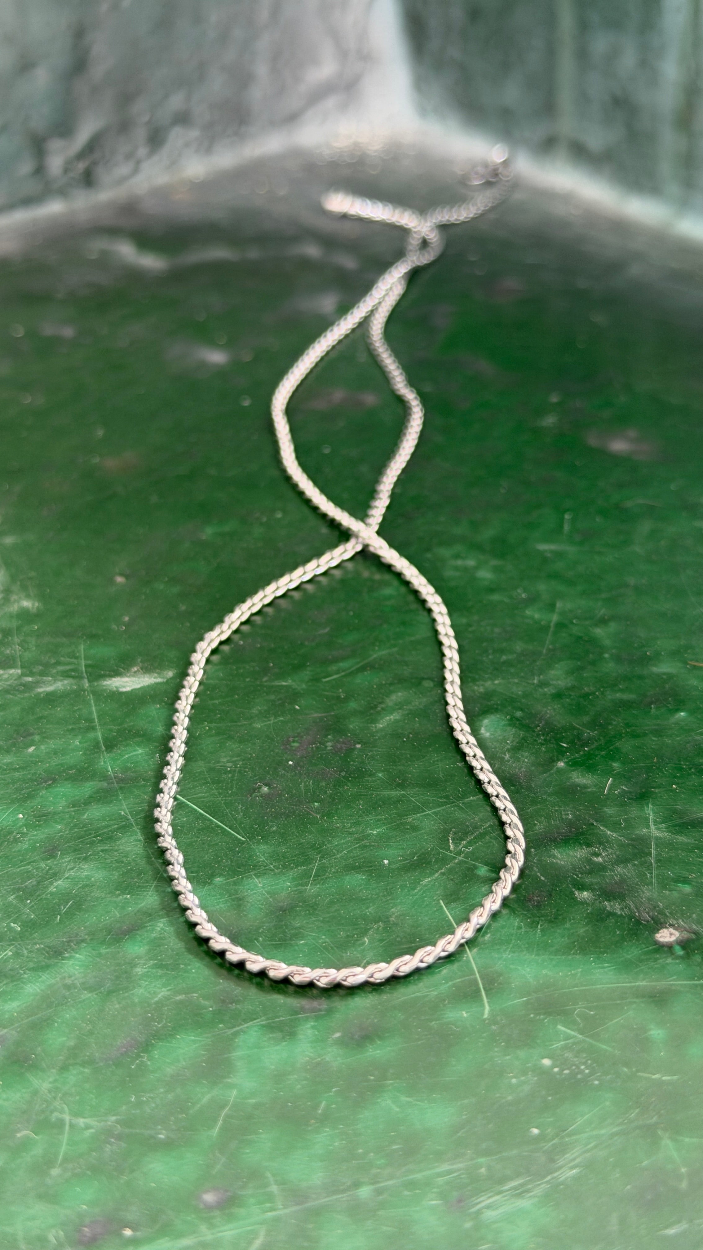 2mm Wheat Link Chain Necklace, 55cm