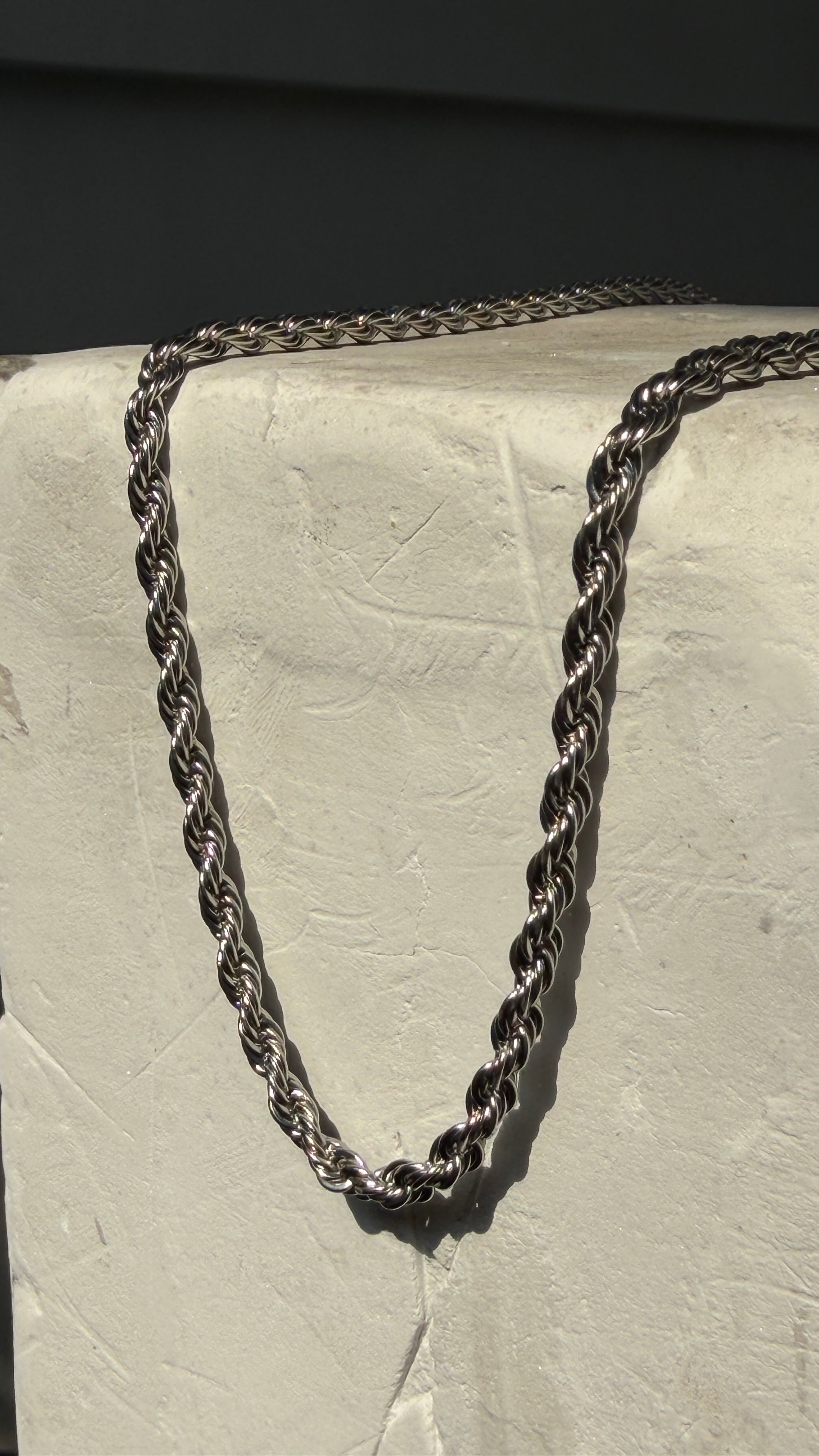 Twisted Rope Chain Necklace