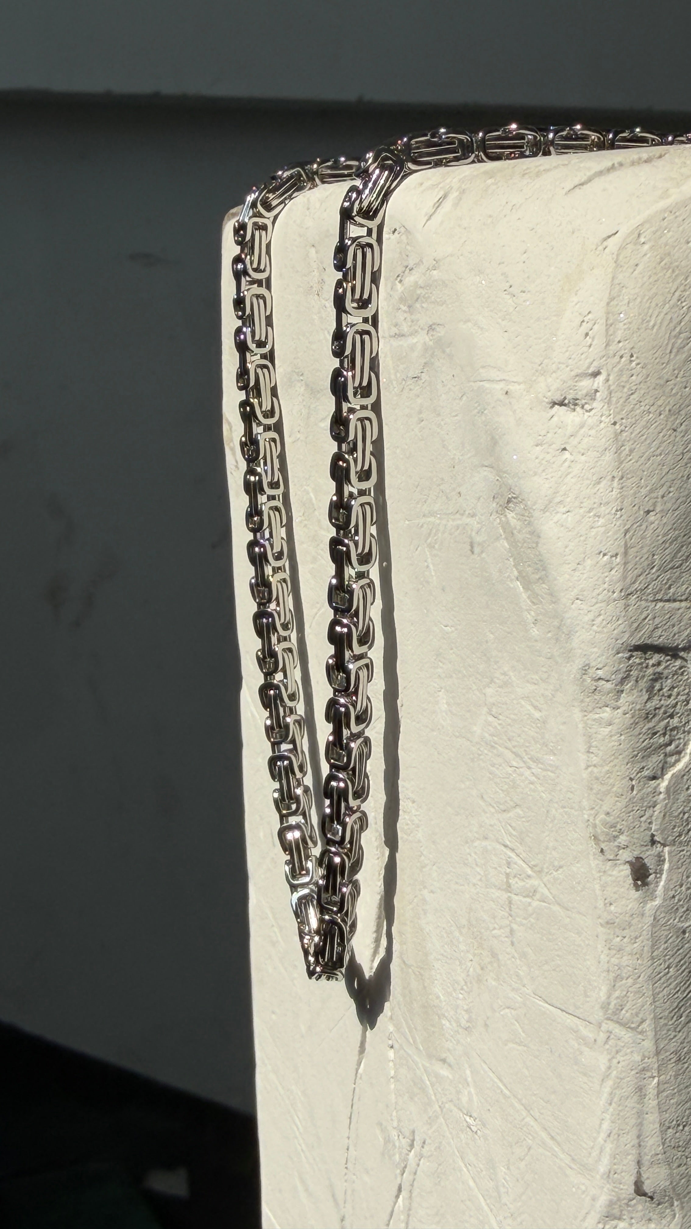 Byzantine Link Chain Necklace, 60cm