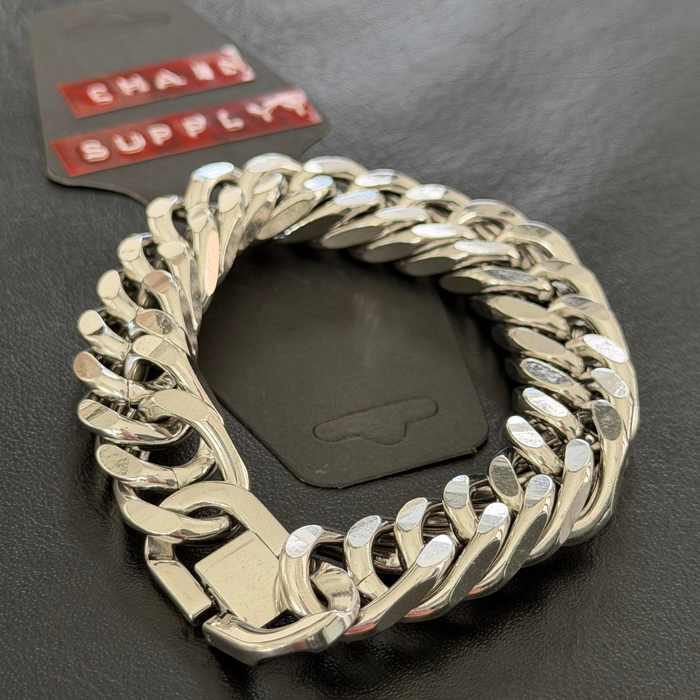 Ultra Bold Chain Link Bracelet, 15mm