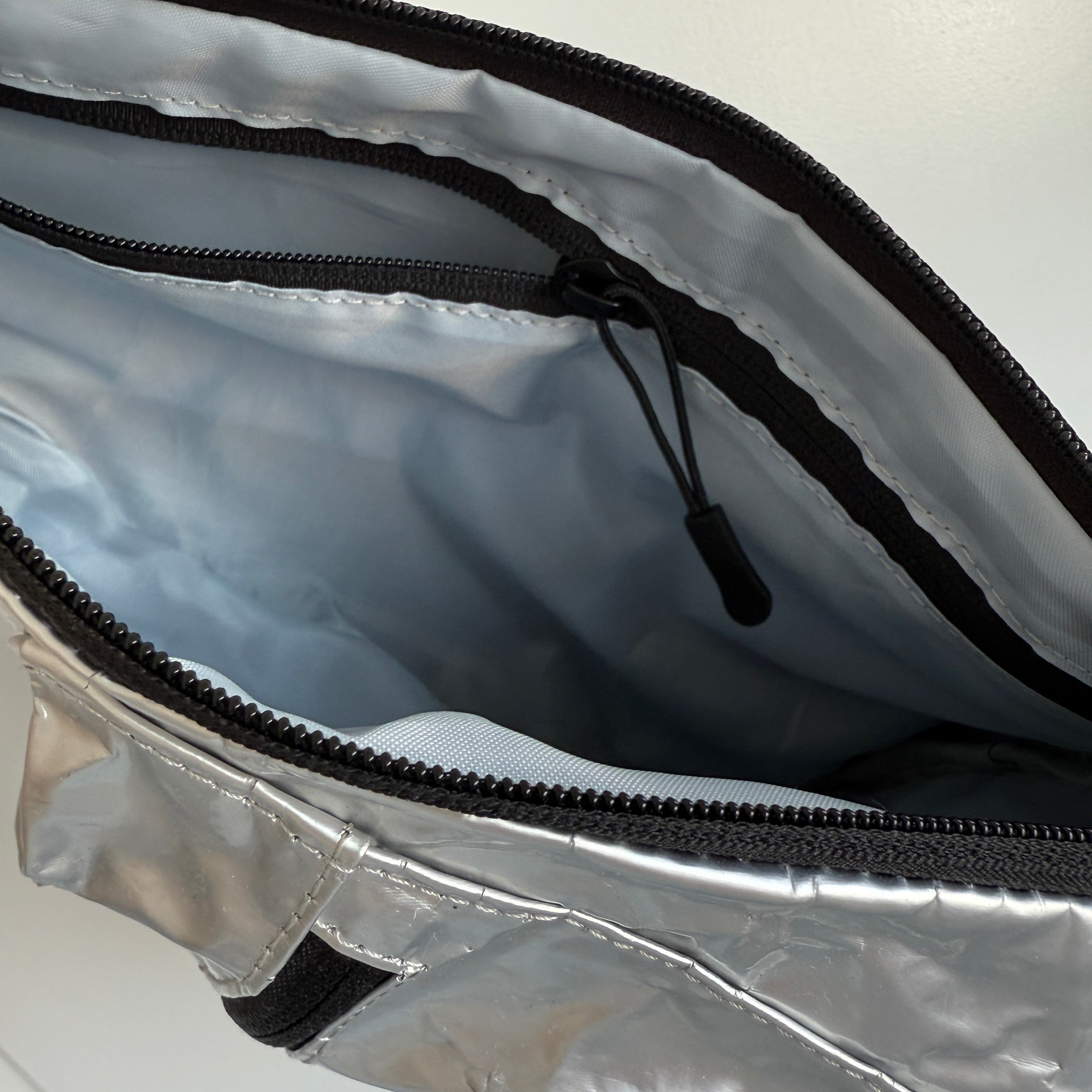 PAX Crossbody Bag Metallic Inside