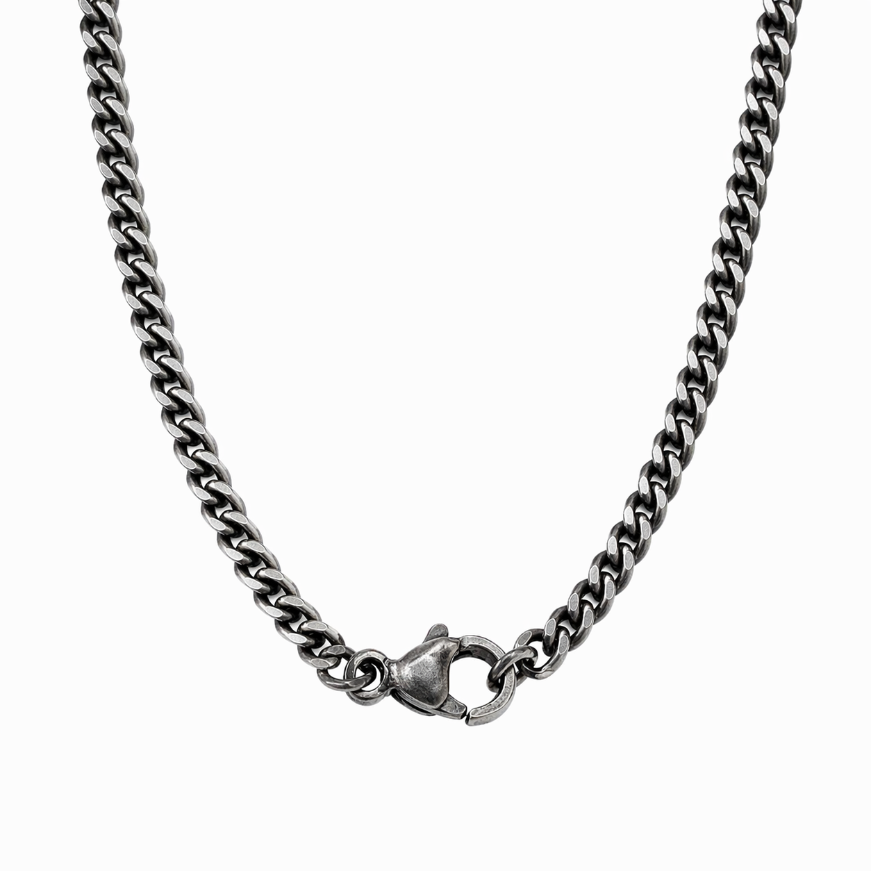 3mm Curb Chain Necklace, 60cm