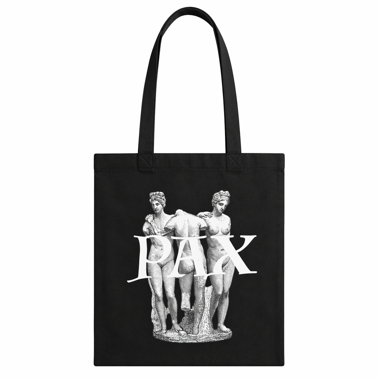 Three Graces Tote Bag — Black
